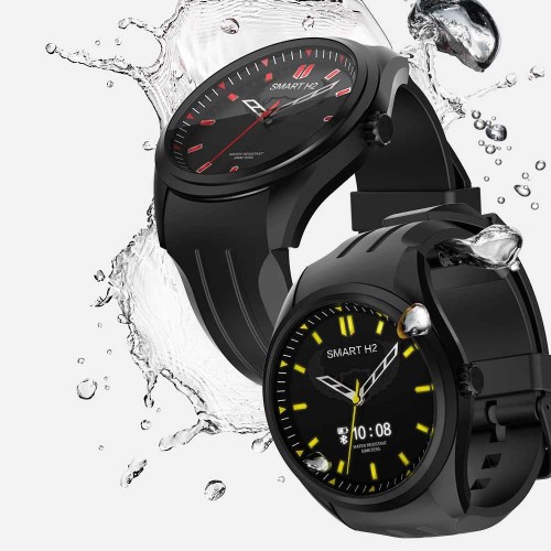 smartwatch υβριδικό h2