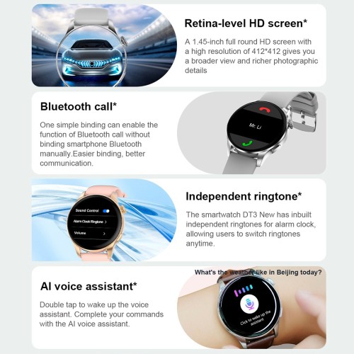 Smartwatch DT3 New, DT NO.1 Smartwatch DT3 New