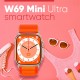 smartwatch W69 Mini Ultra - έκδοση DIY