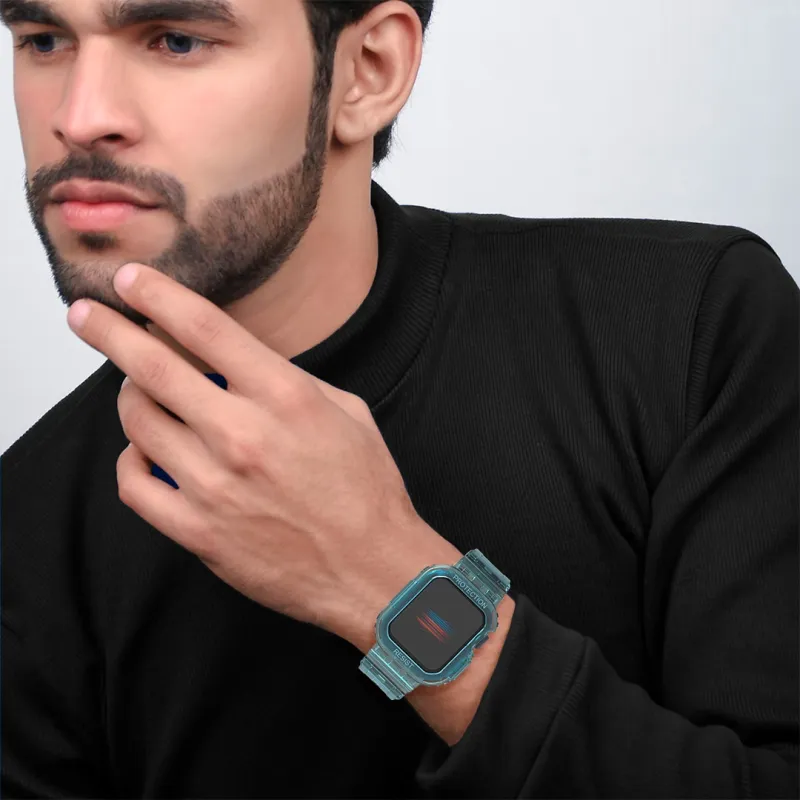 Transparent case & strap 38/42mm