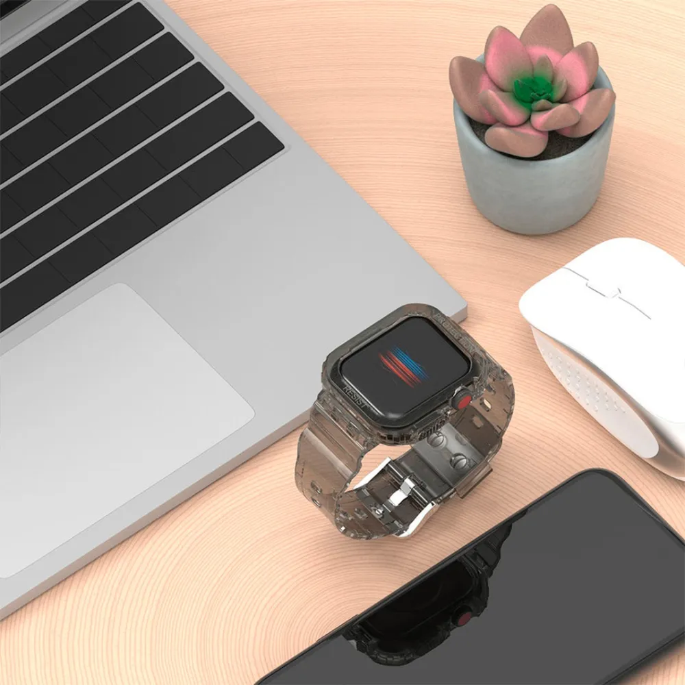 Transparent case & strap 38/42mm