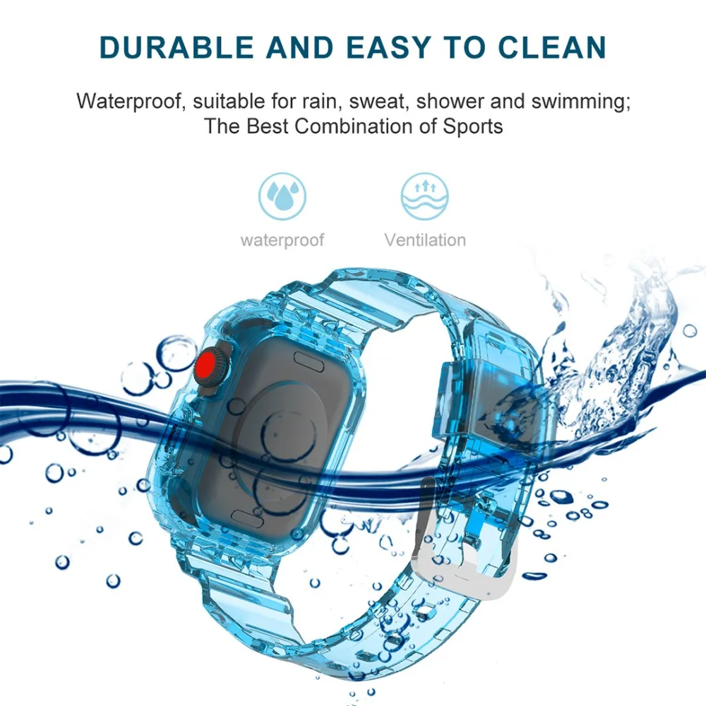 Transparent case & strap 38/42mm