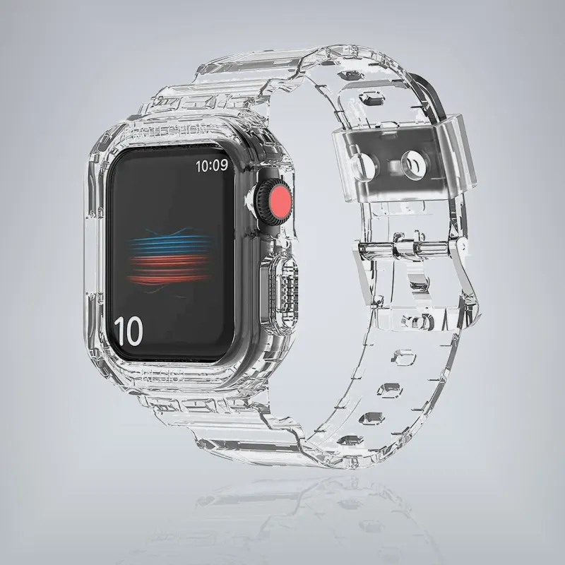 Transparent case & strap 38/42mm