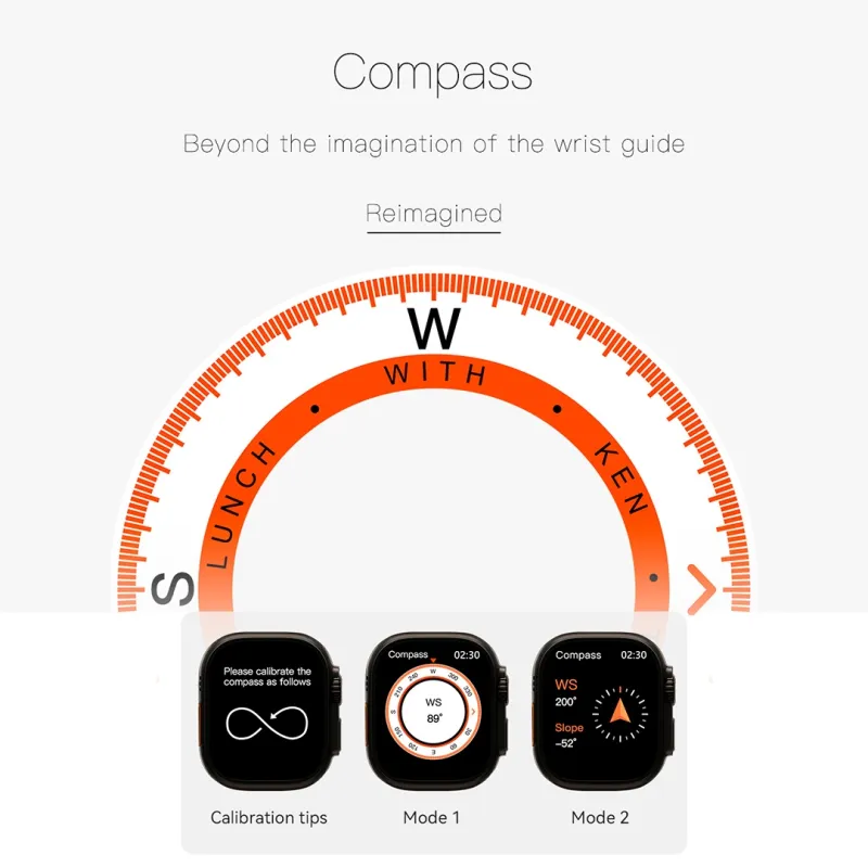 smartwatch W69 Mini Ultra - DIY version