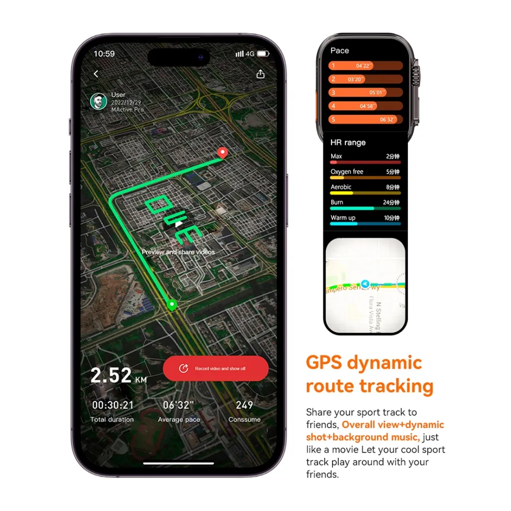 smartwatch W69 Mini Ultra - DIY version