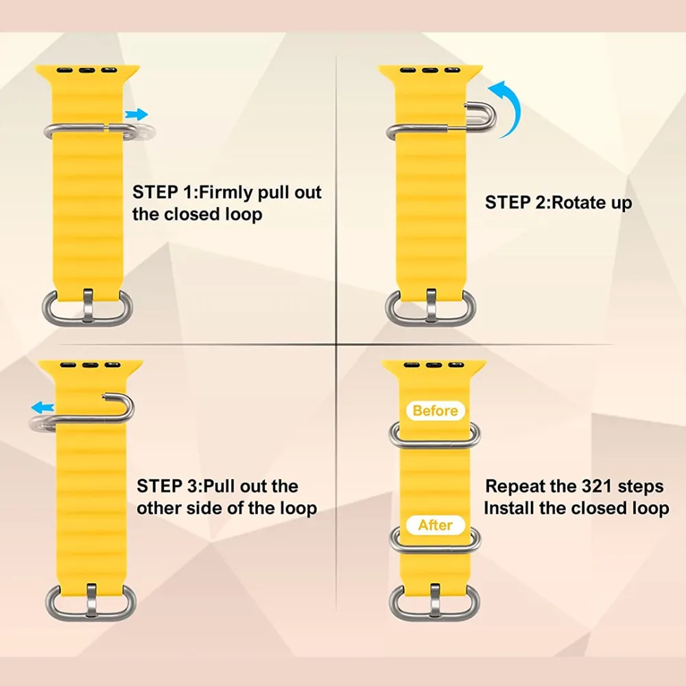 Λουρί σιλικόνης 2 χρωμάτων 43/44mm