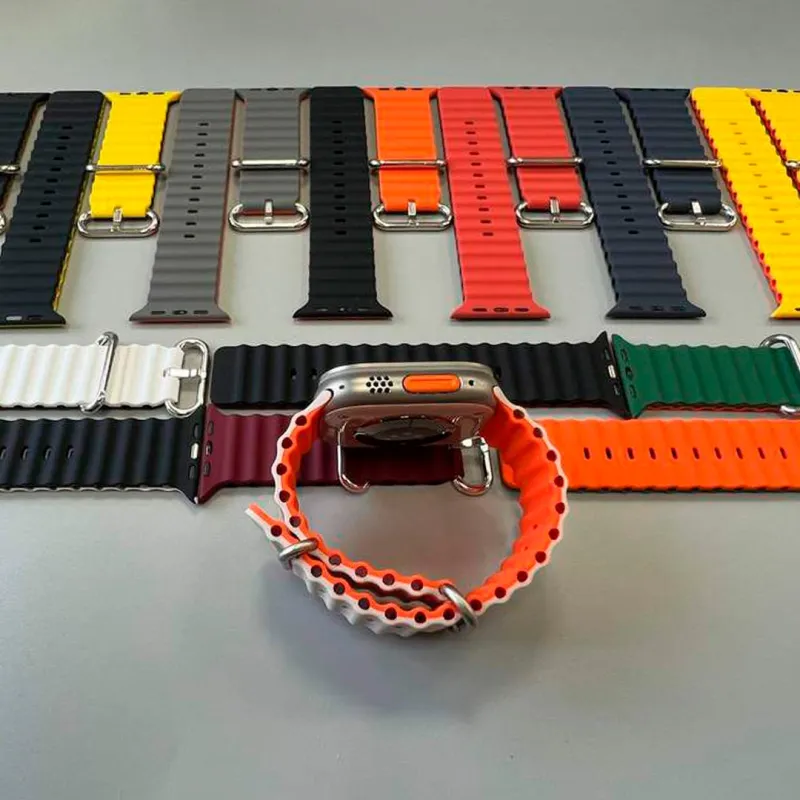 Λουρί σιλικόνης 2 χρωμάτων 43/44mm