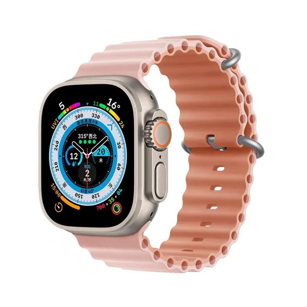 Λουρί σιλικόνης 2 χρωμάτων 43/44mm