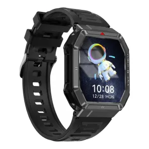 Μαύρη κάσα / Μαύρο λουρί σιλικόνης