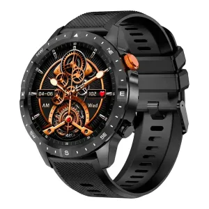 Μαύρη κάσα / Μαύρο λουρί σιλικόνης