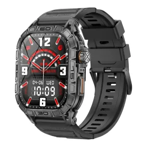 Μαύρη κάσα / Μαύρο λουρί σιλικόνης