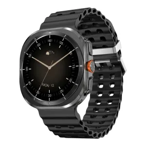 Black case / Black silicone strap