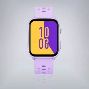 Purple case / purple silicone strap