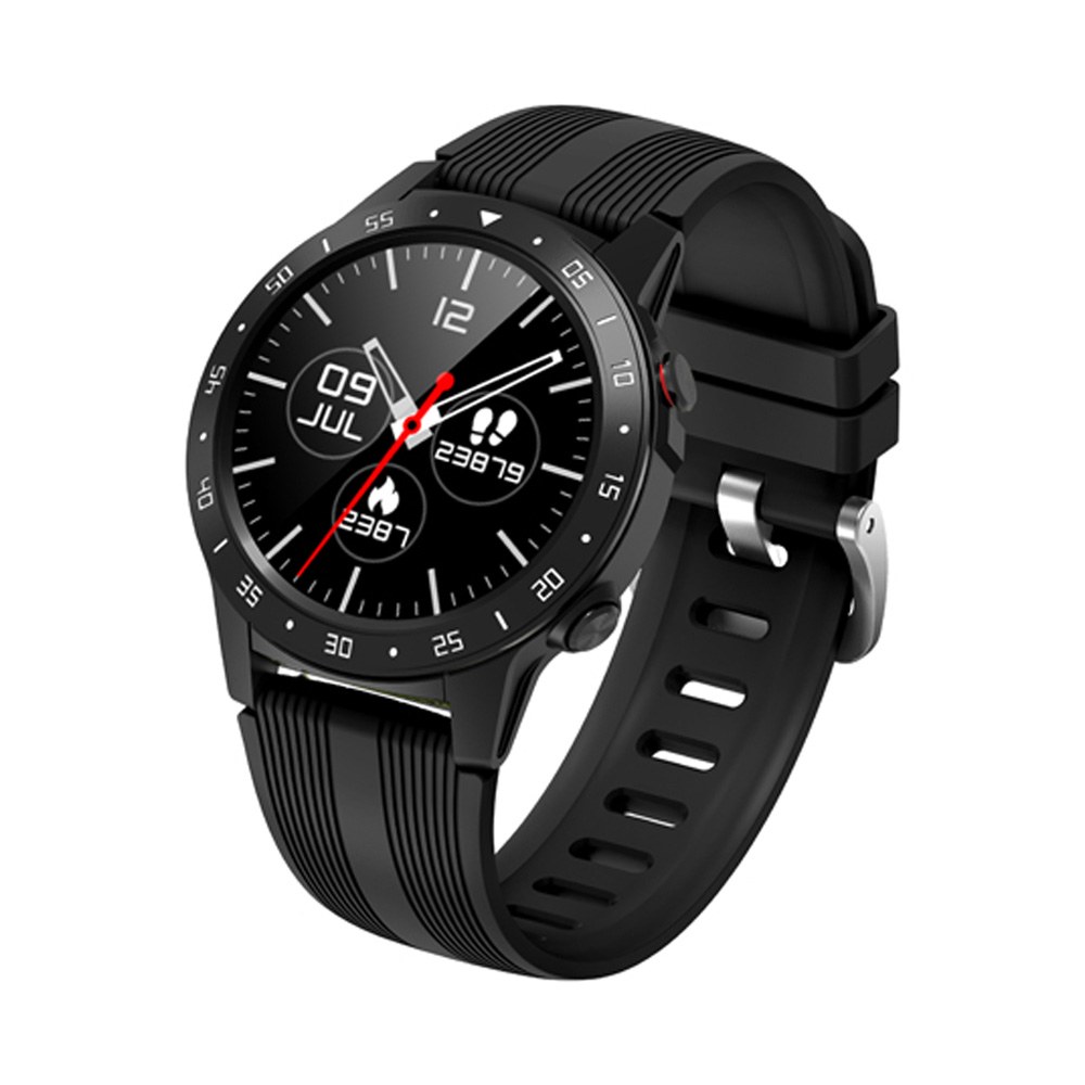 smartwatch sma m5 511-Μαύρη κάσα / Μαύρο λουρί σιλικόνης