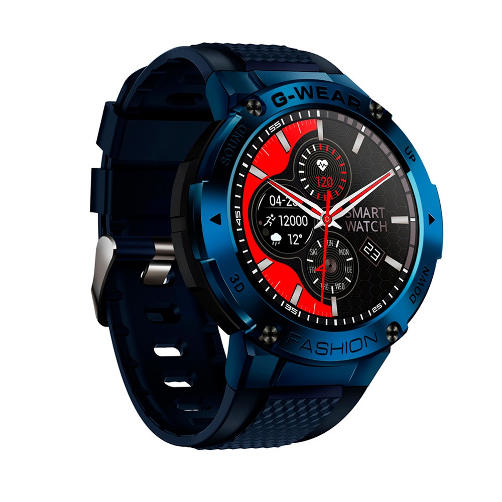 Smartwatch k28h - Μπλε κάσα / Μπλε λουρί σιλικόνης Τεχνολογία > Smartwatches > Smartwatch