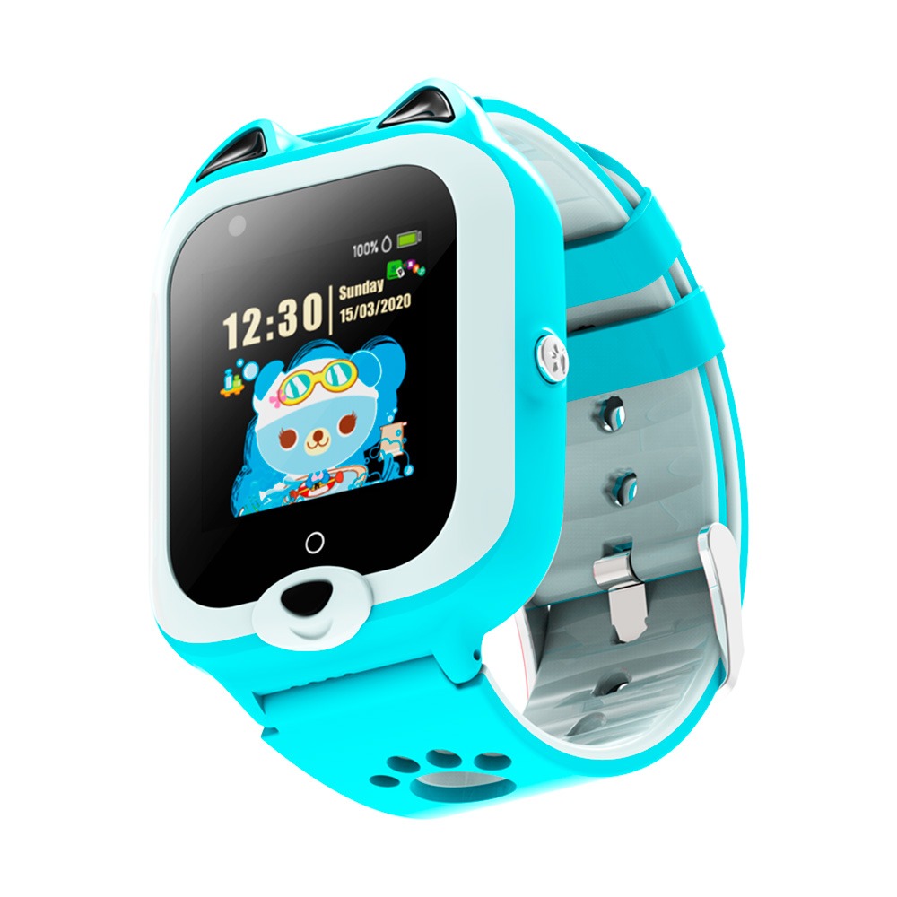 smartwatch df58 παιδικό - Μπλε κάσα / Μπλε λουρί σιλικόνης Τεχνολογία > Smartwatches > Παιδικά Smartwatches > Παιδικά με κάρτα SIM