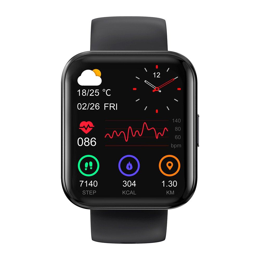smartwatch kospet magic 3 - Μαύρη κάσα / Μαύρο λουρί σιλικόνης Τεχνολογία > Smartwatches > Smartwatch