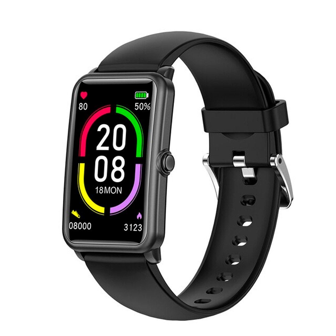 smartwatch h86 - Μαύρη κάσα / Μαύρο λουρί σιλικόνης Τεχνολογία > Smartwatches > Smartwatch