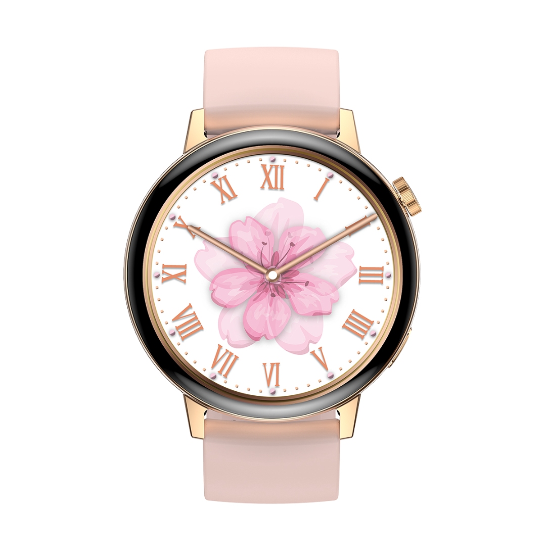 smartwatch a03 - Ροζ - Χρυσή κάσα / Ροζ λουρί σιλικόνης Τεχνολογία > Smartwatches > Smartwatch