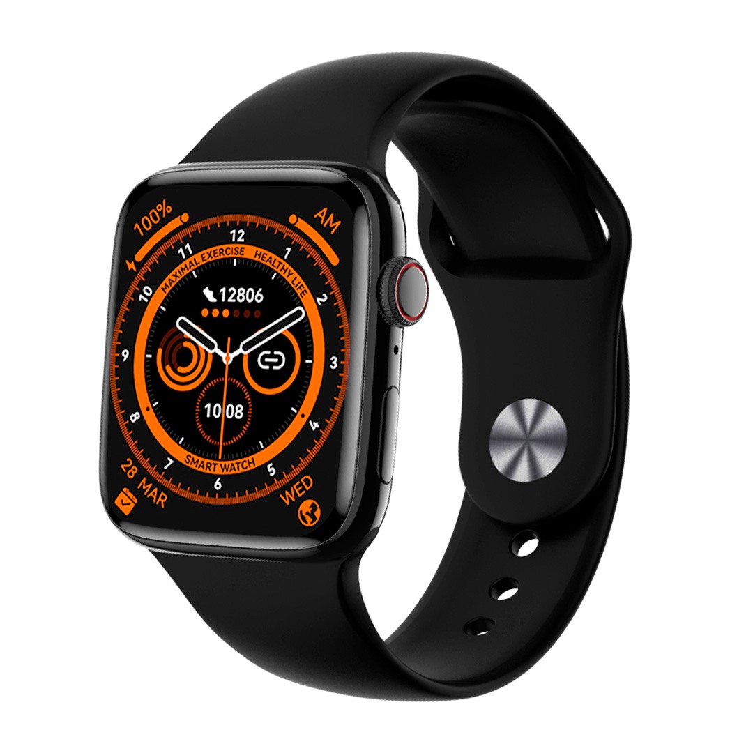 Smartwatch DT8 MAX v.2 - Μαύρη κάσα / Μαύρο λουρί σιλικόνης Τεχνολογία > Smartwatches > Smartwatch