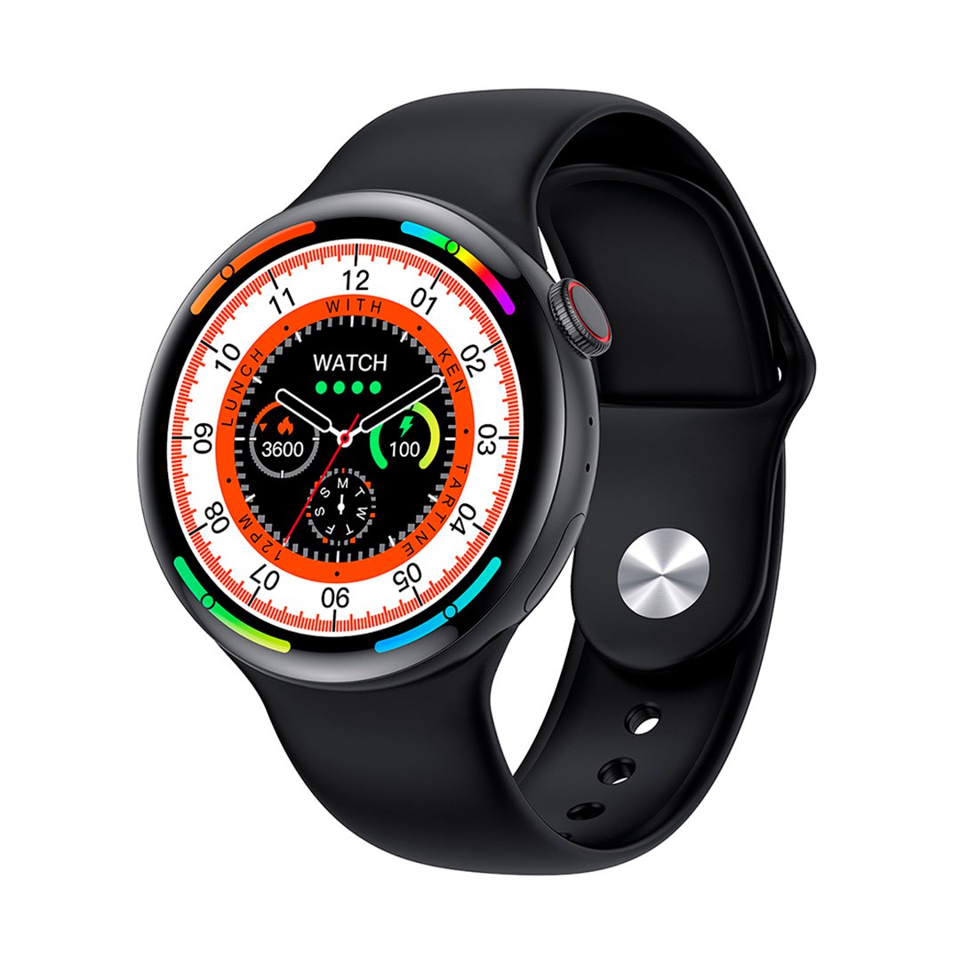 Smartwatch W8 Pro - Μαύρη κάσα / Μαύρο λουρί σιλικόνης Τεχνολογία > Smartwatches > Smartwatch