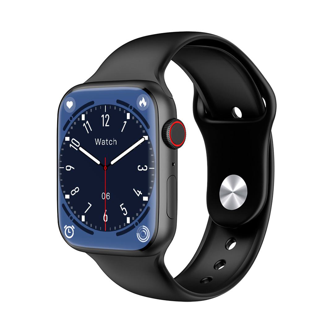 smartwatch W59 - Μαύρη κάσα / Μαύρο λουρί σιλικόνης Τεχνολογία > Smartwatches > Smartwatch