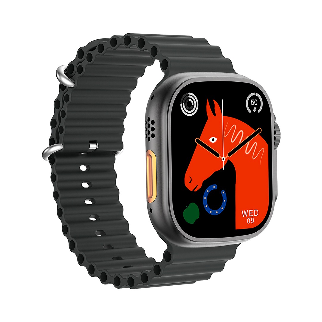 smartwatch 9 ultra - refurbished - Μαύρη κάσα / Μαύρο λουρί σιλικόνης Τεχνολογία > Smartwatches > Smartwatch