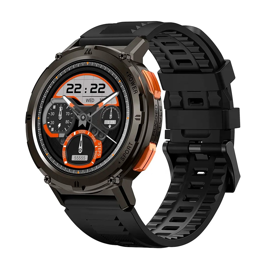 smartwatch kospet tank t2 - Μαύρη κάσα / Μαύρο λουρί σιλικόνης Τεχνολογία > Smartwatches > Smartwatch