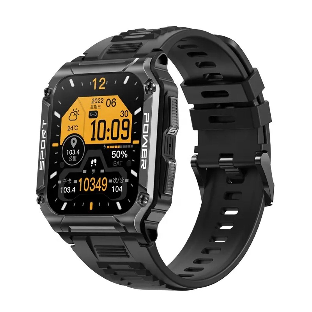 smartwatch NX6 - Μαύρη κάσα / Μαύρο λουρί σιλικόνης Τεχνολογία > Smartwatches > Smartwatch