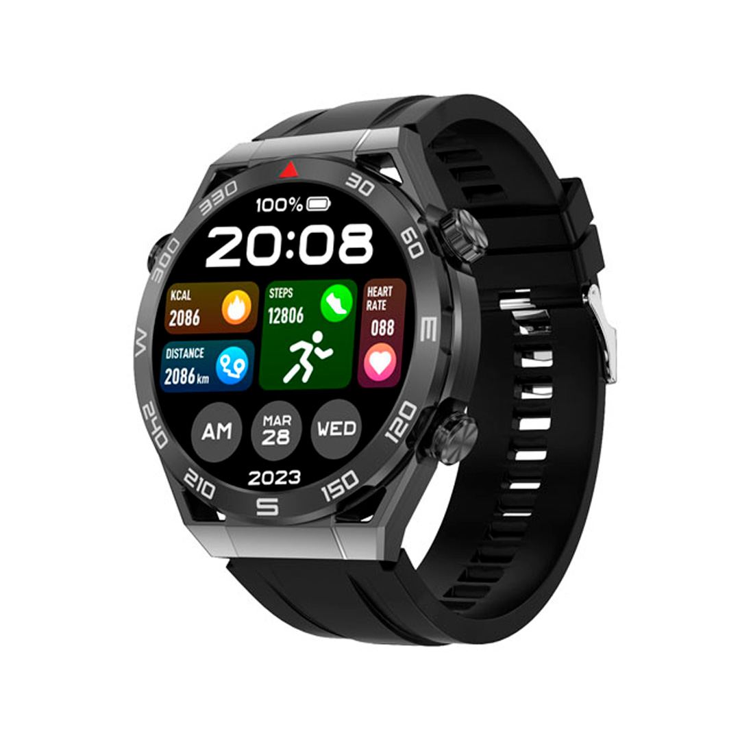 smartwatch DT ULTRA Mate - Μαύρη κάσα / Μαύρο λουρί σιλικόνης Τεχνολογία > Smartwatches > Smartwatch