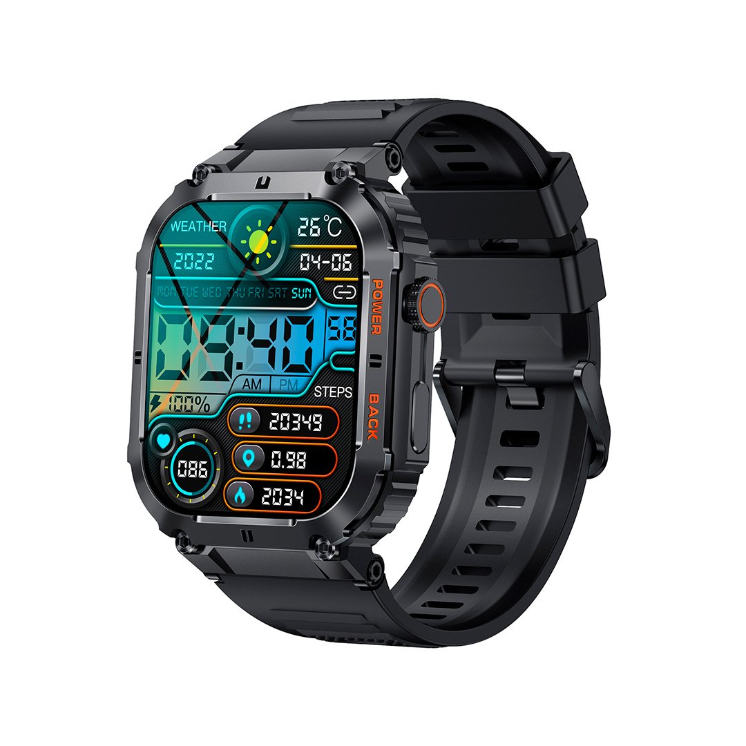 smartwatch K57 Pro - Μαύρη κάσα / Μαύρο λουρί σιλικόνης Τεχνολογία > Smartwatches > Smartwatch