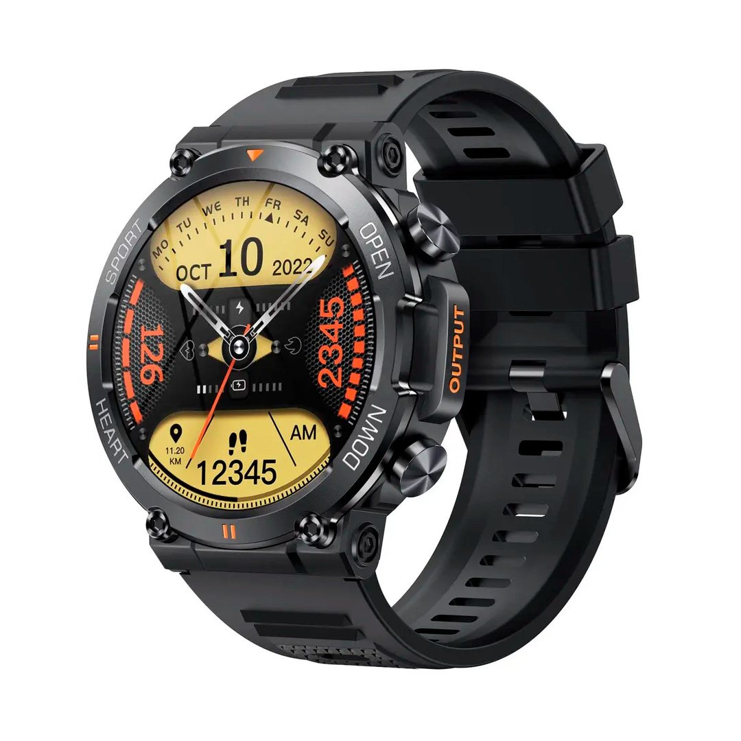 smartwatch K56 PRO - Μαύρη κάσα / Μαύρο λουρί σιλικόνης Τεχνολογία > Smartwatches > Smartwatch