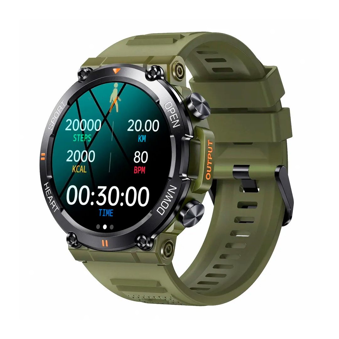 smartwatch K56 PRO - Μαύρη κάσα / Πράσινο λουρί σιλικόνης Τεχνολογία > Smartwatches > Smartwatches