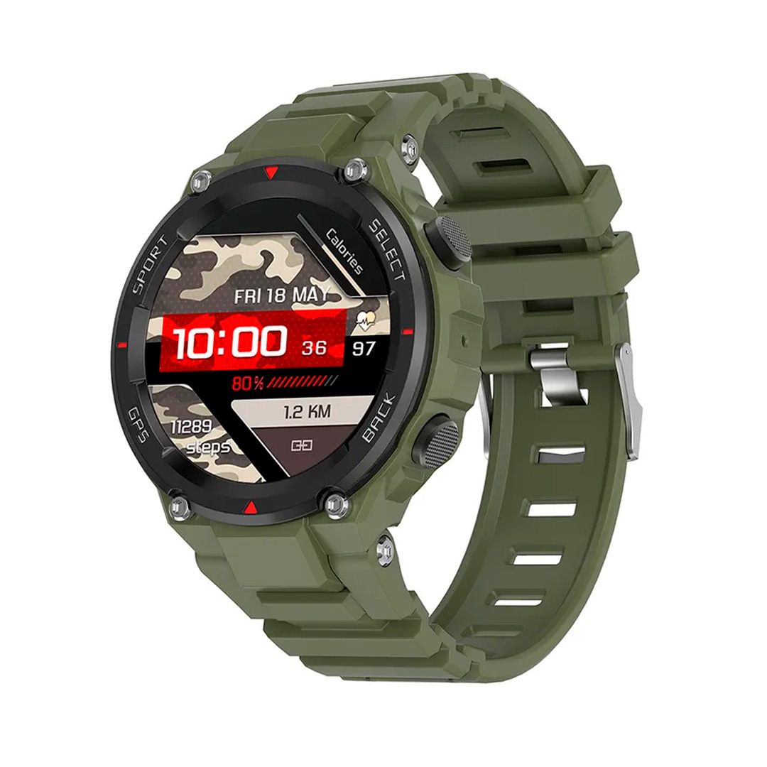 Smartwatch DT5 - Χακί κάσα / Χακί λουρί σιλικόνης Τεχνολογία > Smartwatches > Smartwatches