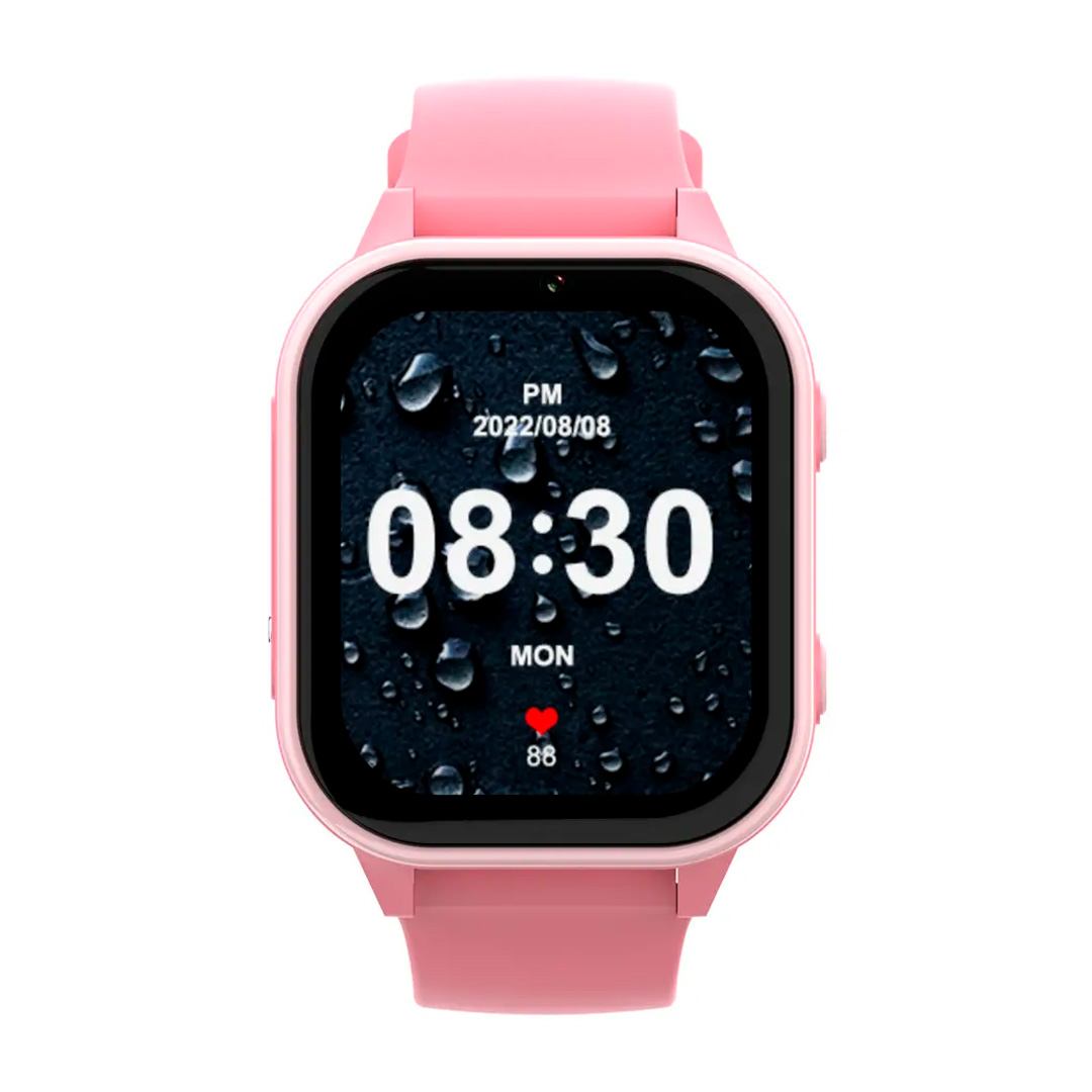 Smartwatch KT19 Pro - Ροζ κάσα / Ροζ λουρί σιλικόνης Τεχνολογία > Smartwatches > Παιδικά Smartwatches > Παιδικά με κάρτα SIM