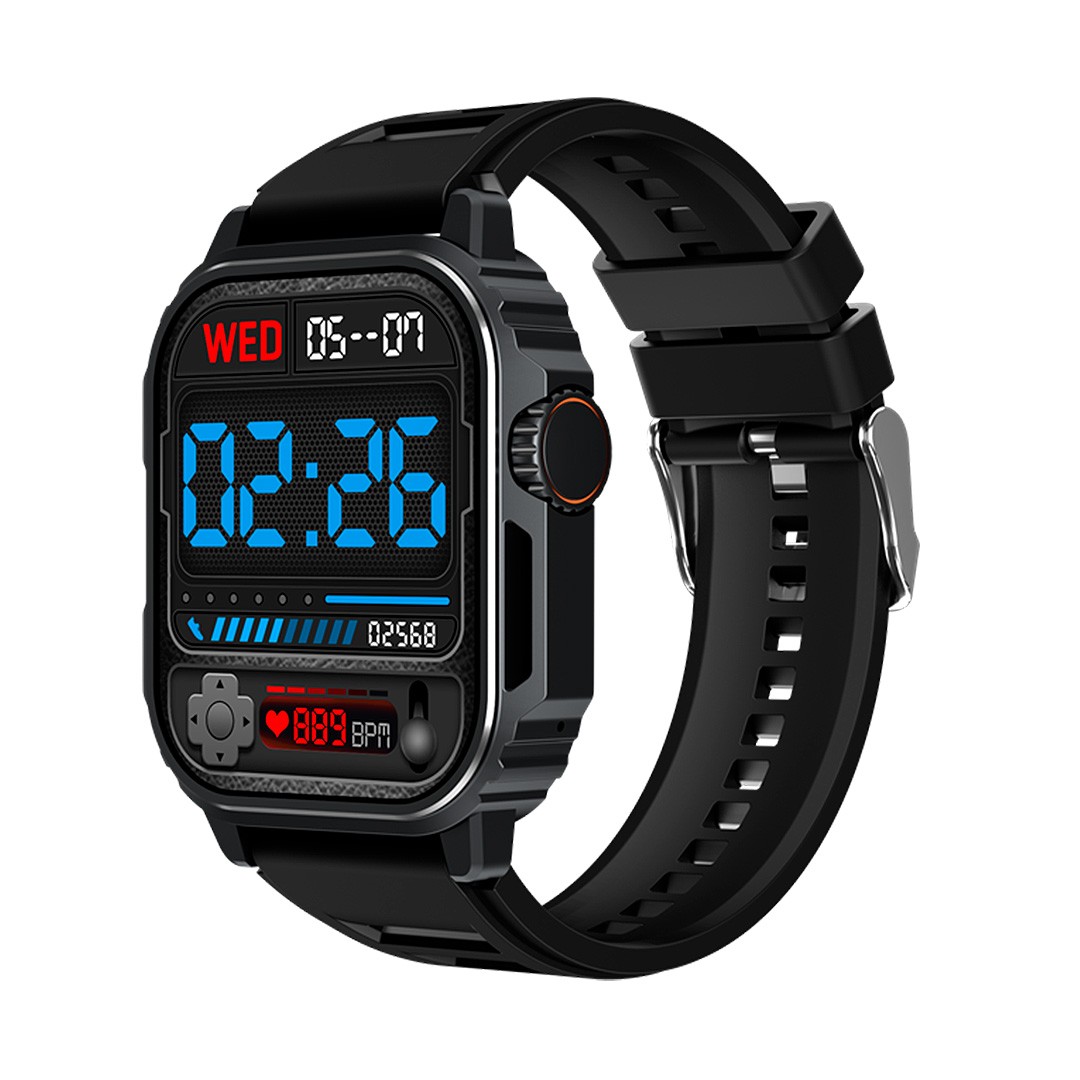 smartwatch TW11 - Μαύρη κάσα / Μαύρο λουρί σιλικόνης Τεχνολογία > Smartwatches > Smartwatch