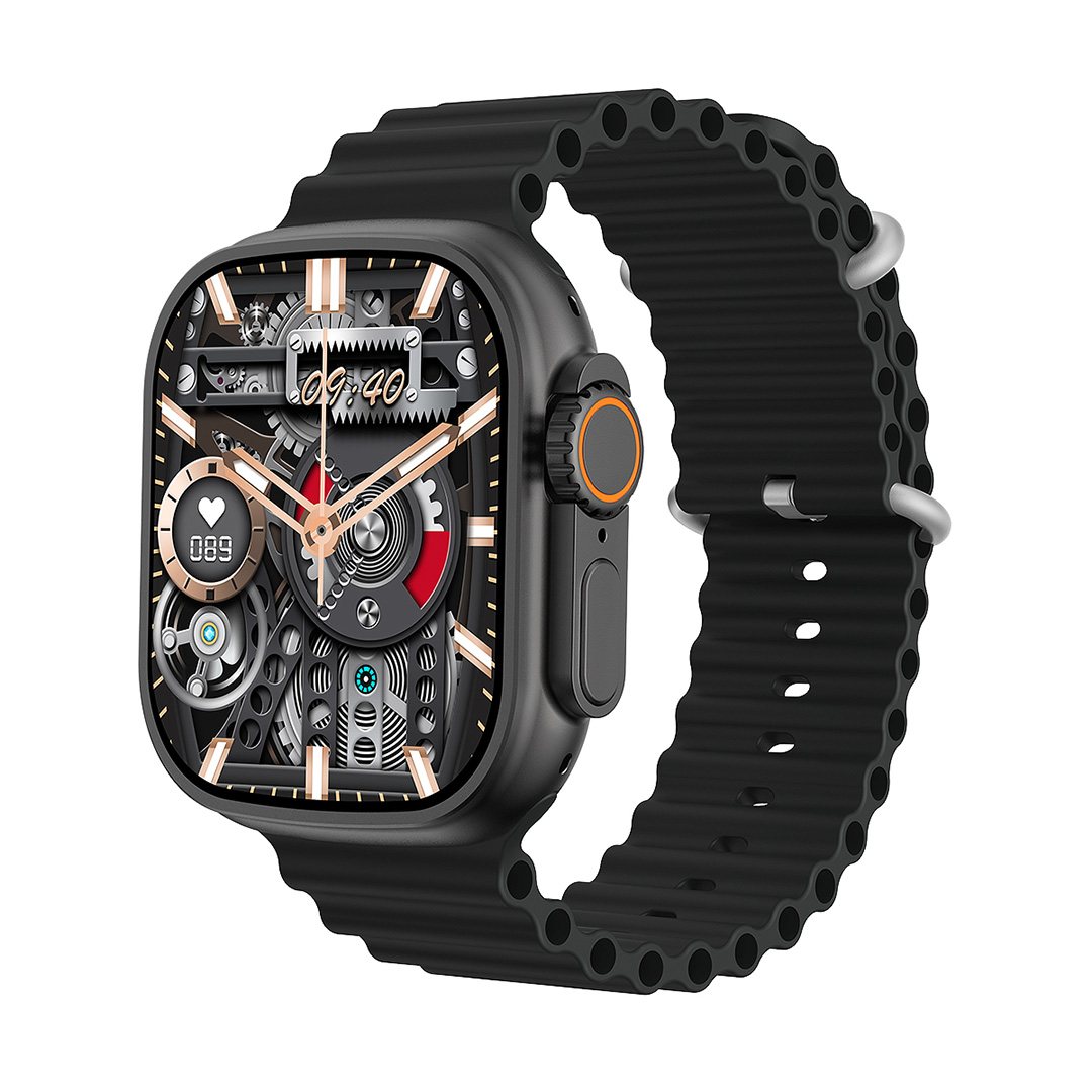 Smartwatch 9 ULTRA PLUS - Μαύρη κάσα / Μαύρο λουρί σιλικόνης Τεχνολογία > Smartwatches > Smartwatch