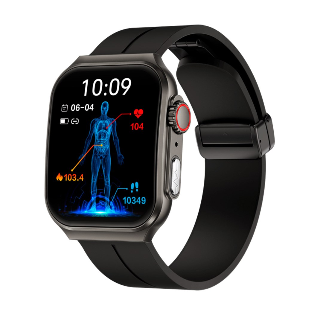 smartwatch NX15 - Μαύρη κάσα / Μαύρο λουρί σιλικόνης Τεχνολογία > Smartwatches > Smartwatch