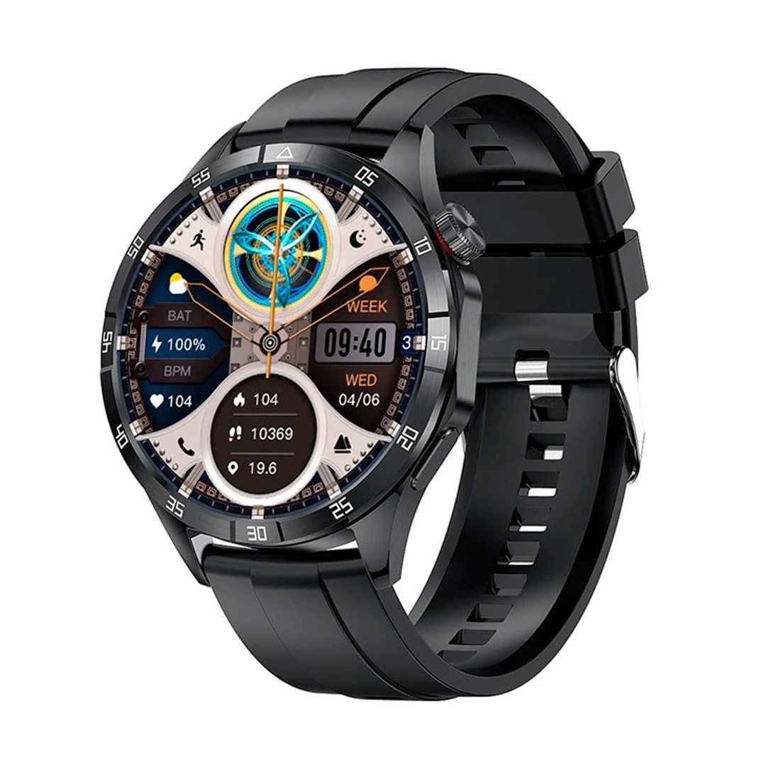 Smartwatch GT4 MAX - Μαύρη κάσα / Μαύρο λουρί σιλικόνης Τεχνολογία > Smartwatches > Smartwatch