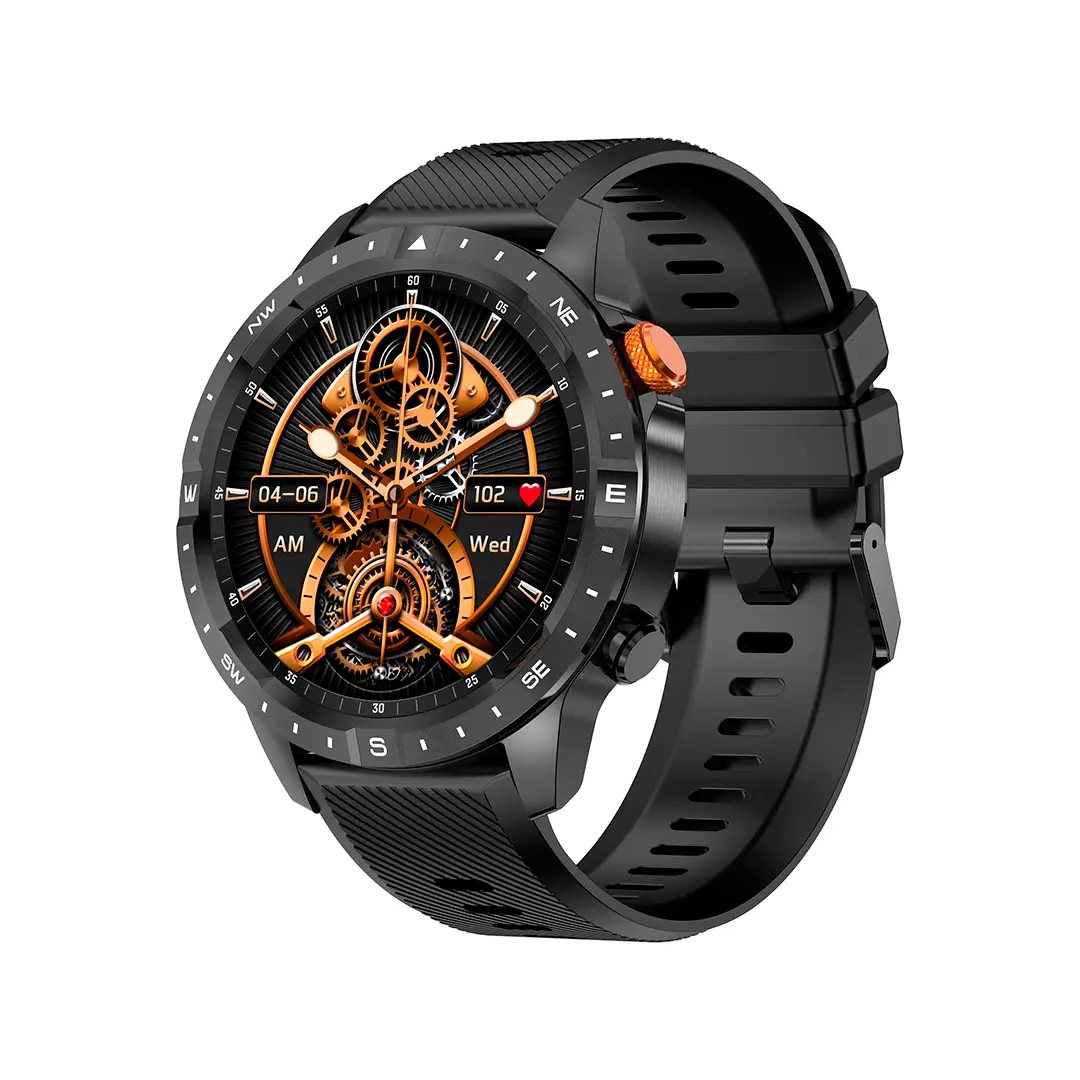 Smartwatch AK57 - Μαύρη κάσα / Μαύρο λουρί σιλικόνης Τεχνολογία > Smartwatches > Smartwatch