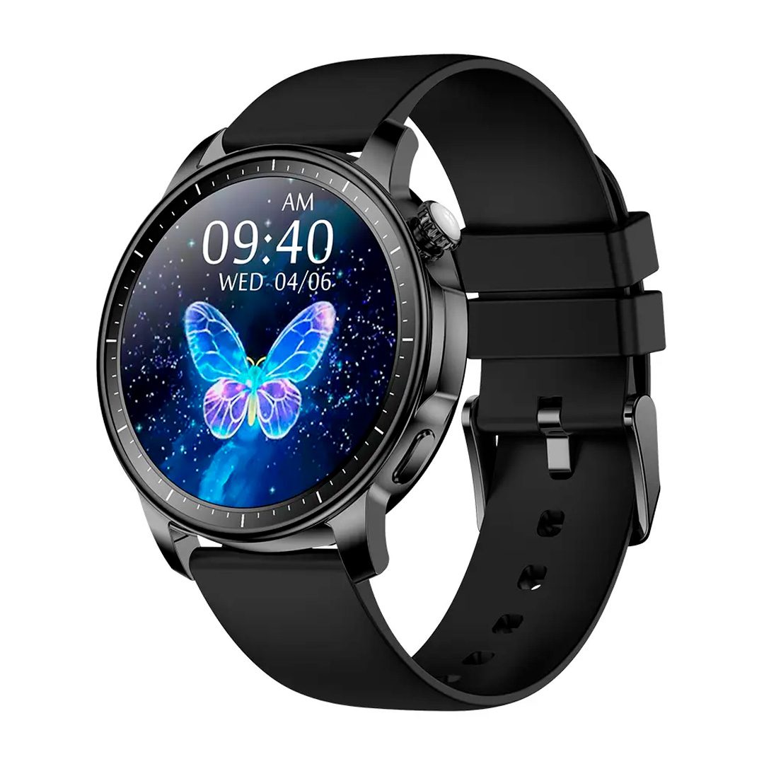Smartwatch V65 - Μαύρη κάσα / Μαύρο λουρί σιλικόνης Τεχνολογία > Smartwatches > Smartwatch