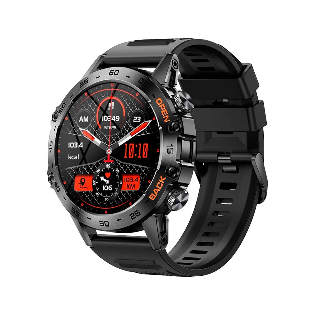 Smartwatch K52 - Μαύρη κάσα / Μαύρο λουρί σιλικόνης Τεχνολογία > Smartwatches > Smartwatch