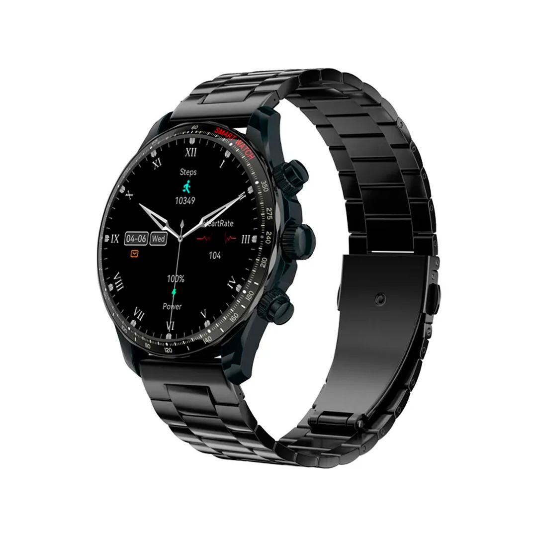Smartwatch KM68 - Μαύρη κάσα / μαύρο μεταλλικό λουρί Τεχνολογία > Smartwatches > Smartwatch