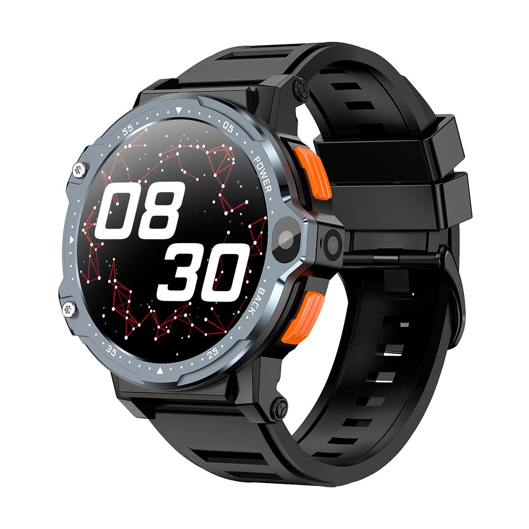 Smartwatch PG999 4G - Μαύρη κάσα / Μαύρο λουρί σιλικόνης Τεχνολογία > Smartwatches > Smartwatch