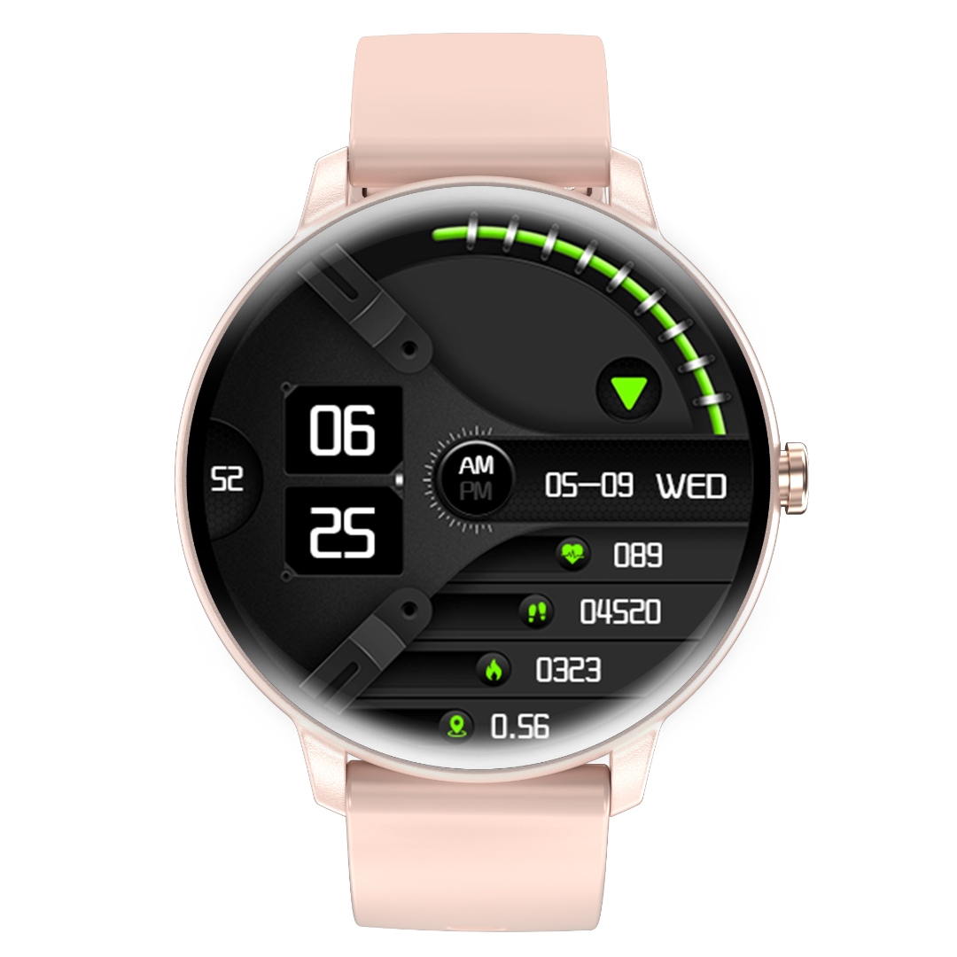 smartwatch G8 - Ροζ - Χρυσή κάσα / Ροζ λουρί σιλικόνης Τεχνολογία > Smartwatches > Smartwatch